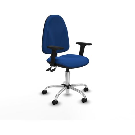 Piqueras y Crespo Algarra AS silla de oficina azul (1/3)