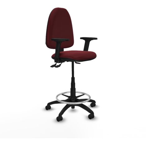 Piqueras y Crespo B2D01RF Silla de Oficina Granate Alta (1/3)