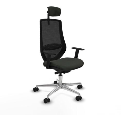 Piqueras y Crespo Mardos Silla de oficina negra confortable (1/3)
