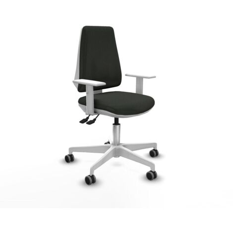 Piqueras et Crespo B5B026G Silla de oficina negra y blanca (1/2)
