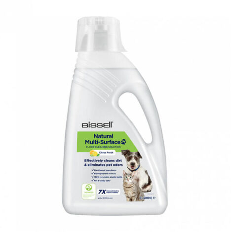 Limpiador para suelos con fórmula natural - BISSELL - B31221 Crosswave - 2L, Especial para animales, Limpieza multiesuperficies
