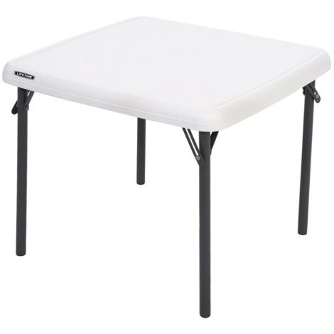 Mesa Infantil Lifetime Blanco Plegable 61 x 53,5 x 61 cm Acero Plástico