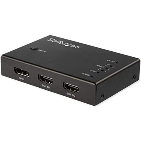 startech VS421HDDP conmutador de vídeo HDMI negro 4 puertos (1/5)