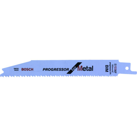 HOJAS DE SIERRA SABLE S 123 XF PROGRESSOR FOR METAL - BOSCH ACCESORIOS
