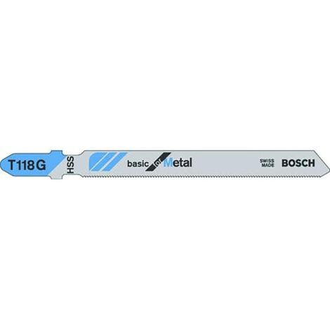 HOJA DE SIERRA DE CALAR T118G 5 PIEZAS - B 2608631012