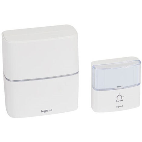 Legrand Kit Timbre radio inalámbrico blanco Sérénité