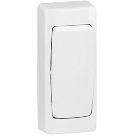Pulsador estrecho monoblock 32x75mm Legrand Oteo 086084