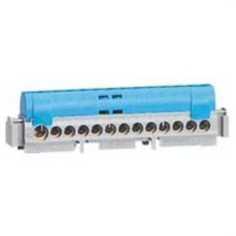 LEGRAND 004842 Borna neutra 8 salidas azul