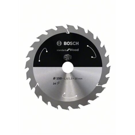 Bosch 2608837674 Disco de sierra circular Standard Wood 150x20x24D BA