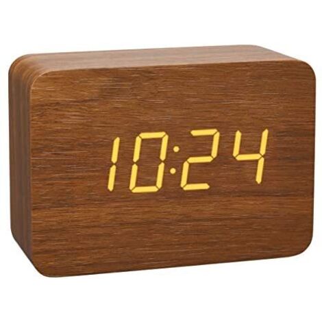 TFA-Dostmann 60.2549.08 despertador Reloj despertador digital Marrón