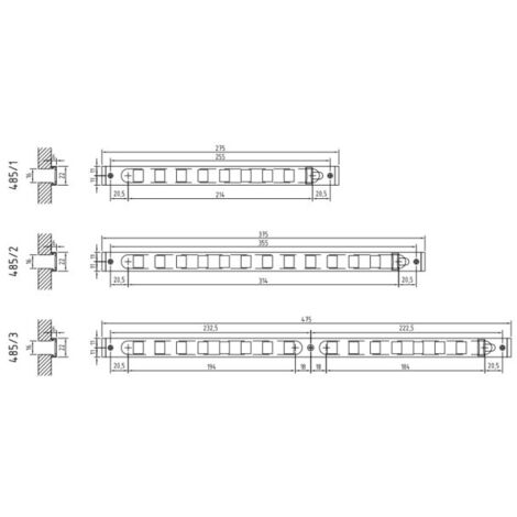 REJILLA CORREDERA H22 LG475 MARRÓN - RENSON - 485303