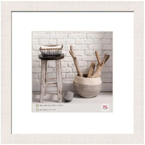 Marco de fotos Home blanco polar 40x40 cm Walther Design