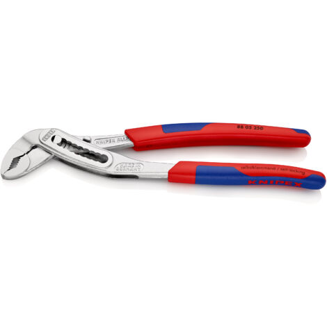 KNIPEX 88 05 250 Alligator® Tenaza de agarre con fundas esbeltas en dos componentes cromado 250 mm