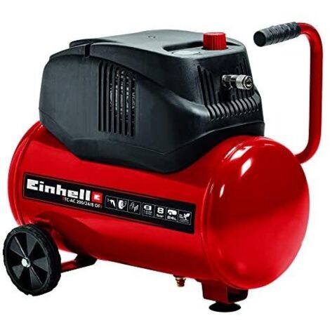 Einhell TC-AC 200 24L Compresor negro y rojo