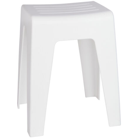Taburete baño Kumba blanco