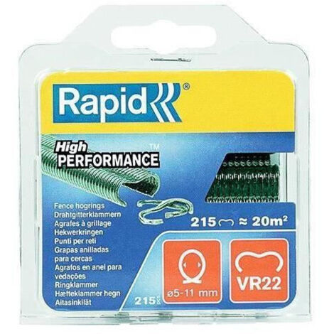 RAPID AGRAFAGE - GRAPAS VR 22 PLASTIFICADAS (215 UNIDADES)