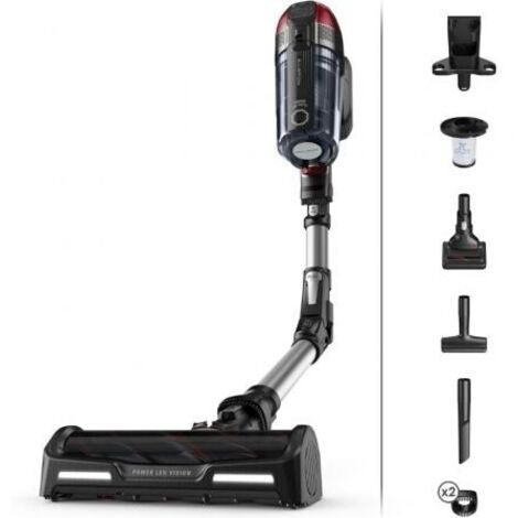 aspirador escoba recargable 25.2v x-force flex auto negro y rojo - RH98A7WO - rowenta -