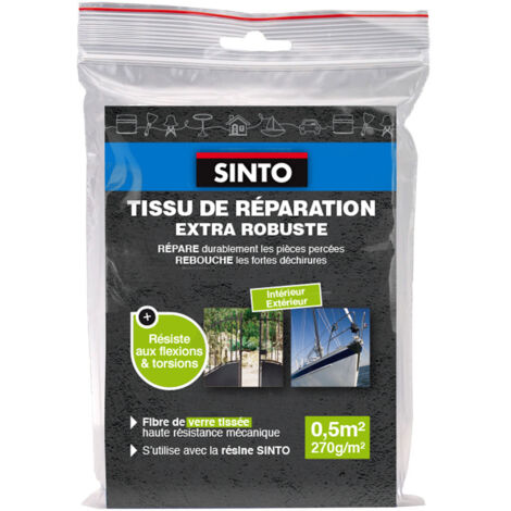 Sinto Tejido de reparación de fibra de vidrio 0,5 m² estándar