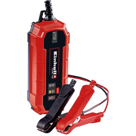 Einhell CE-BC 1 M Cargador de batería rojo y negro