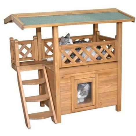 Casa para gatos Lodge 77x50x73 cm Kerbl