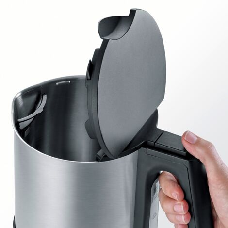 Severin WK 3409 Hervidor eléctrico 1,7 L Negro Acero