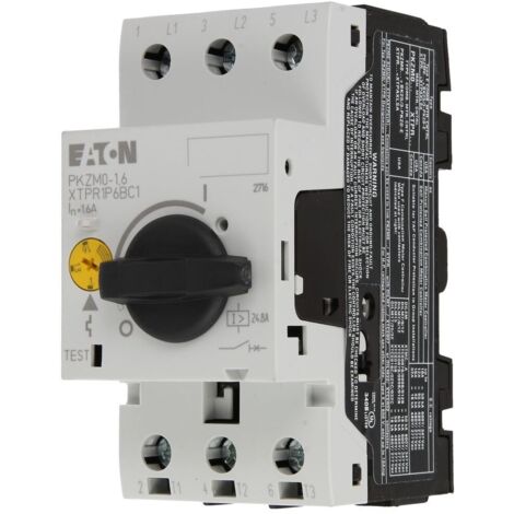 Disyuntor de protección de motor Eaton 3P 1-1,6A 72735