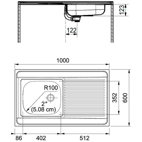 Franke MAN711-1000 fregadero de cocina inox 100x60 cm