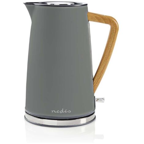 Nedis KAWK510EGY Hervidor 1.7 L Gris Potencia 2200 W (1/5)