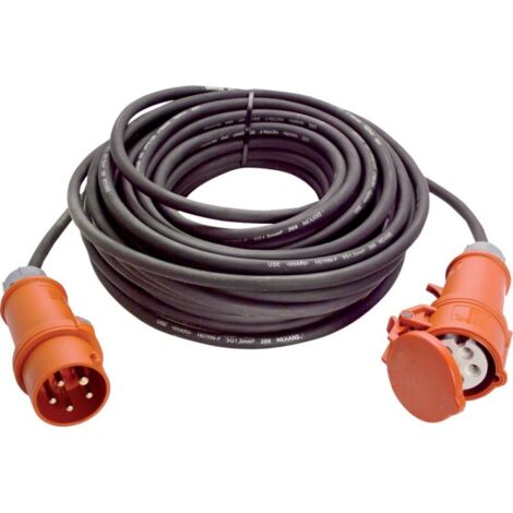 as-Schwabe 60366 Cable de extensión eléctrico 10 metros negro