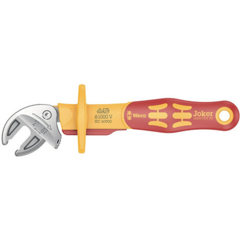 Wera Joker VDE 6004 llave ajustable roja y amarilla (1/5)