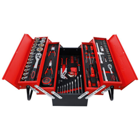 Kraftmann BGS Technic caja de herramientas metálica negra (1/5)