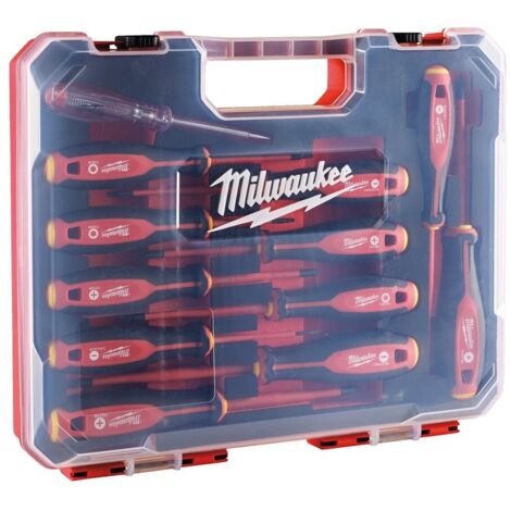 Juego de 12 destornilladores TRILOBE VDE Slim MILWAUKEE Ref.4932479095