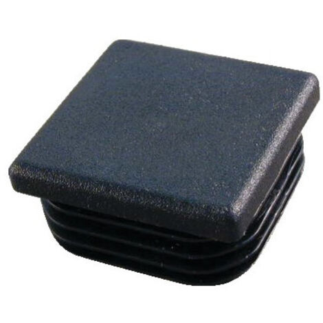 TAPÓN INTERIOR PLASTICO CUADRADO 20MM NEGRO - FORTAPS - 15-20X20