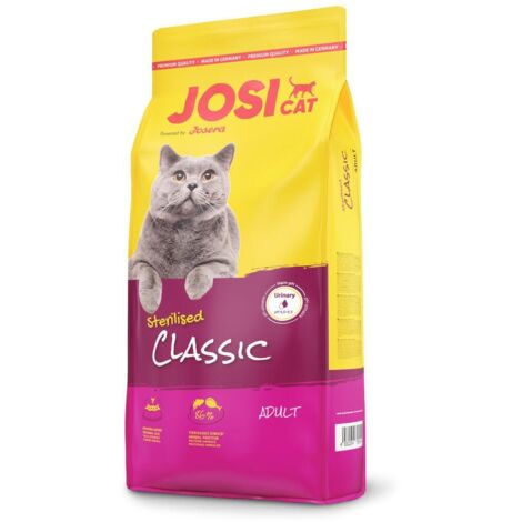 JosiCat Sterilised Classic comida para gatos 10 kg baja en grasa