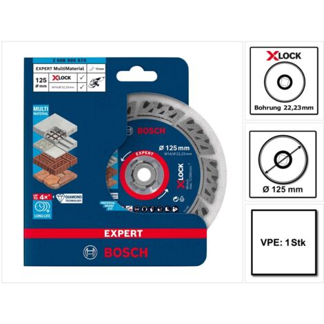 BOSCH DISCO DE DIAMANTE EXPERT MULTIMATERIAL DIAMETRO (mm) 125