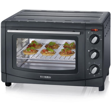 Severin TO 2067 mini horno negro 20 litros 1500 W (1/4)