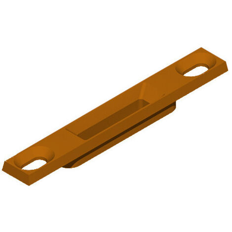 IZQUIERDO LACADO MARRÓN RAL1247 PARA CORREDERA DE ALUMINIO - LA CROISEE DS - DS2257-097