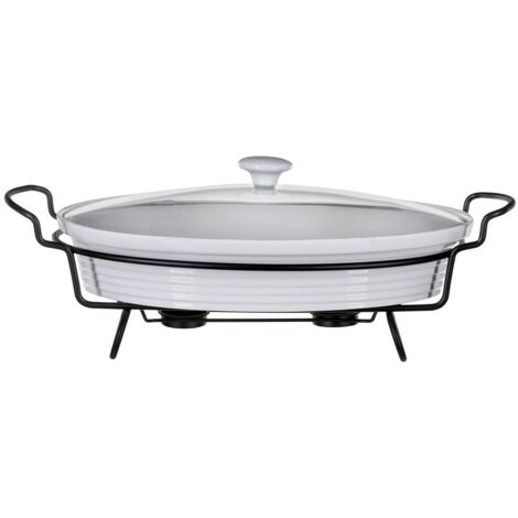 Fuente para horno de 2,2L con tapa y calentador MAESTRO MR-11460-74 (1/5)