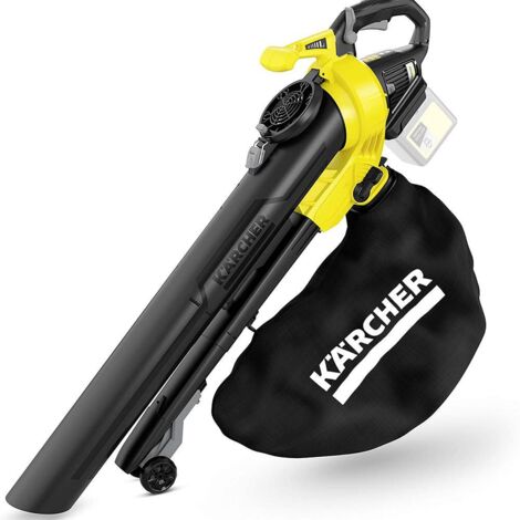 Kärcher 36 V Soplador aspirador BLV 36-240 Battery, función de trituración, velocidad de aire: 240 km/h, volumen de bolsa: 45 l, peso: 4,2 kg, compatible con batería 36 V Kärcher, batería no incl.