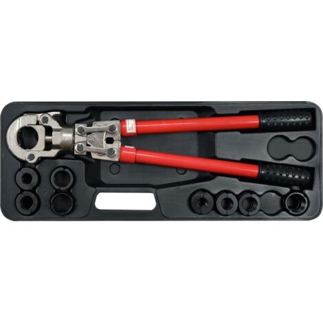 Yato YT-21735 herramienta de engaste manual hidráulica Rojo Acero 360° (1/5)
