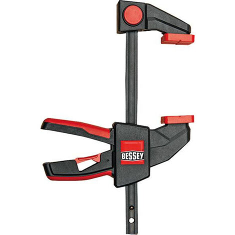 Bessey Abrazadera de una mano EZL 150/80, sujeción 150 mm negro rojo