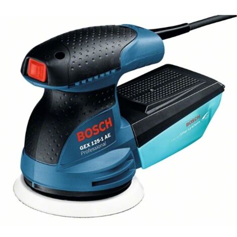 Bosch GEX 125-1 AE Professional lijadora excéntrica negra azul roja