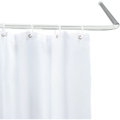 Wenko 19215100 barra de ángulo universal gruesa 20 mm Cromo 80 x 80 90 x 90 cm