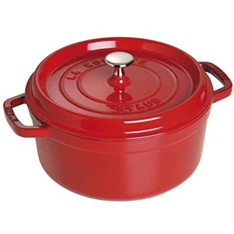 Staub Cocotte 26 cm Cereza Fundición Esmaltada (1/5)