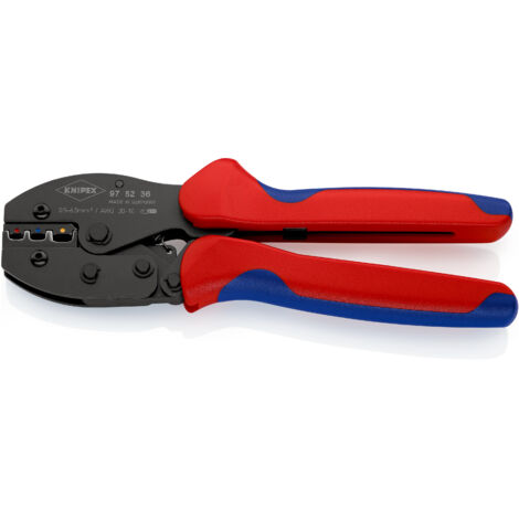 KNIPEX 97 52 36 SB PreciForce® Crimpadora con mangos multicomponentes Barnizados 220 mm