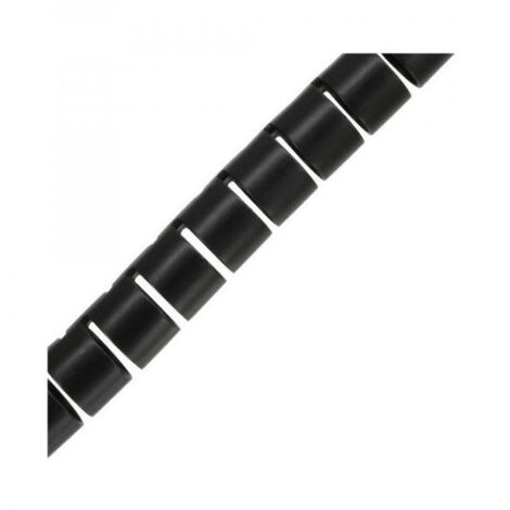 Canal de cable flexible InLine negro 10 metros (1/2)