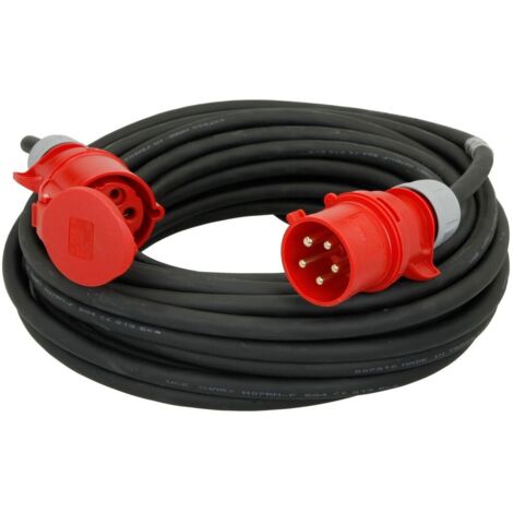 AS Schwabe Alargador CEE 16 A 5 metros flexible exterior