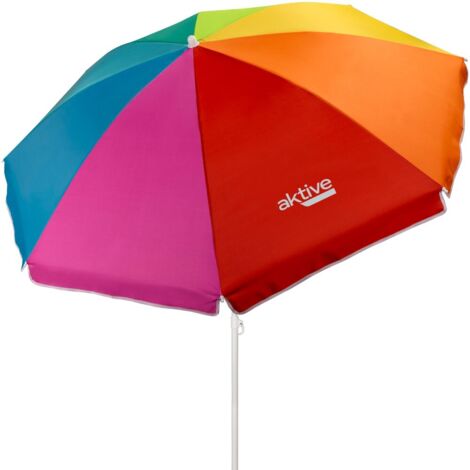 Sombrilla Aktive Beach Umbrella multicolor 180 cm UV50 (1/5)