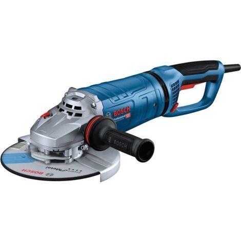 Bosch Professional amoladora angular con cable GWS 27-230 PR (potencia de 2700 W, Ø del disco: 230 mm, funciones de interruptor PROtection y Vibration Control, incl. cubierta protectora) (1/3)