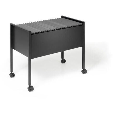 Durable Carrito Para Carpetas Colgantes Economy 80 A4 Negro